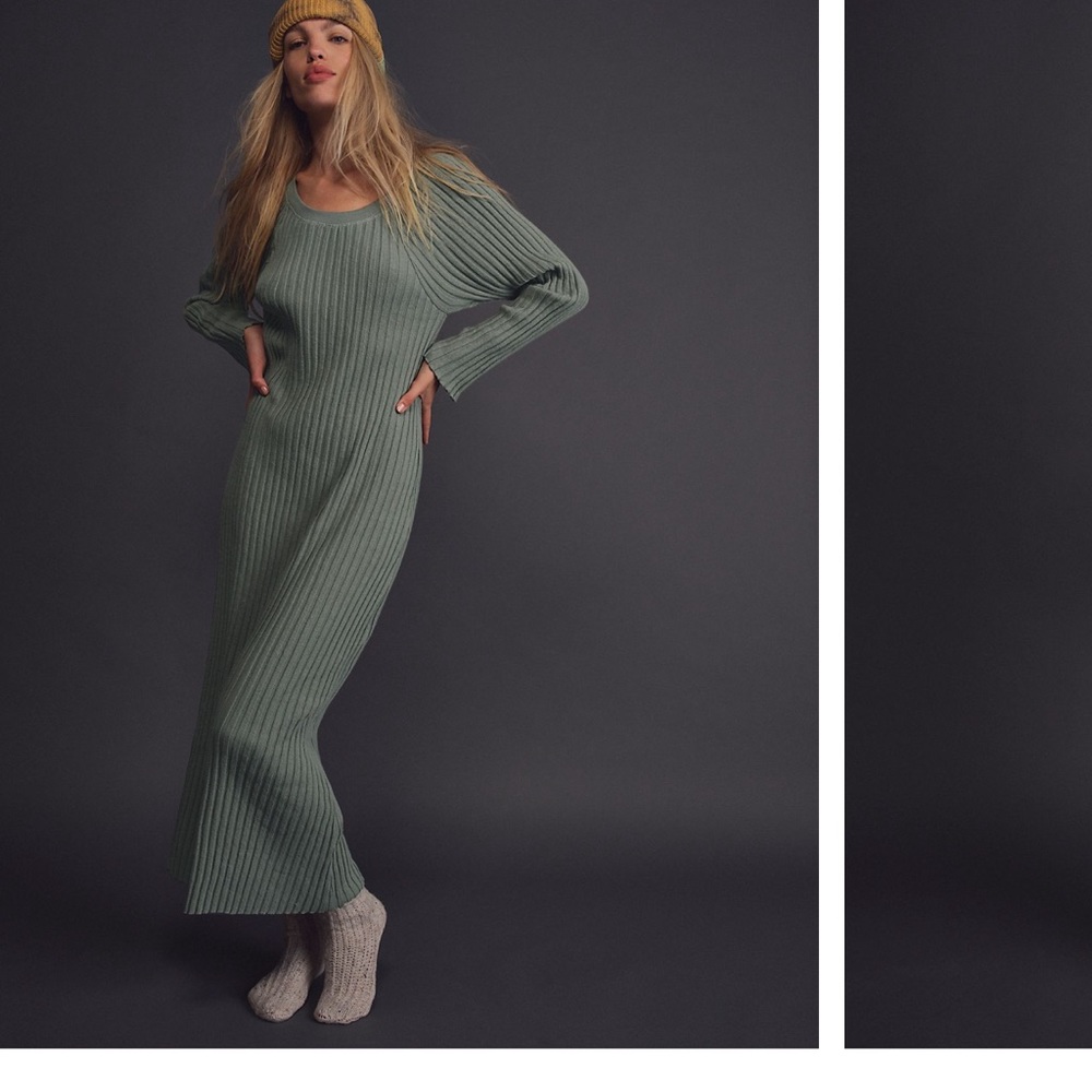 Free people walk about sweater maxi dress size XS